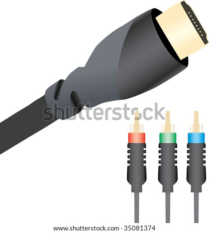 HDMI and Component cables
