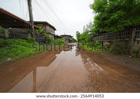 Similar – Image, Stock Photo a big puddle in Mauerpark Berlin