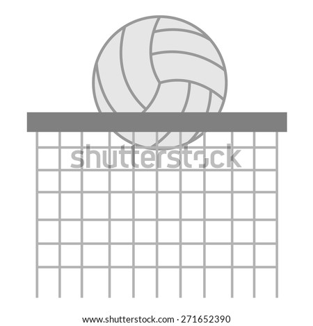 Volley Ball and Net