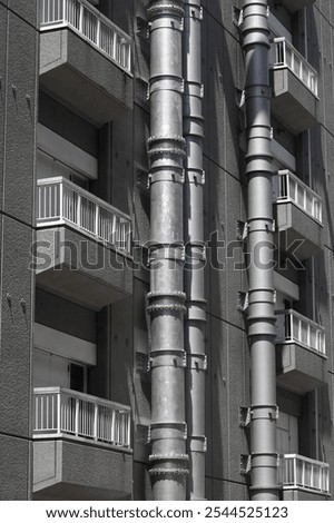 Similar – Foto Bild monotone Aussenfassade eines Hochhauses