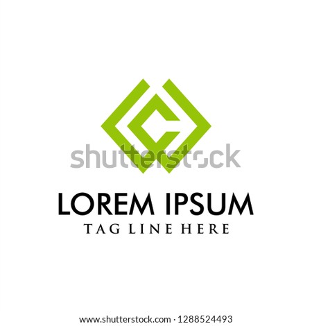 Wc logo concept, business logo, wc logo monogram