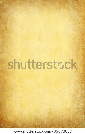 Old yellow paper background. Free space for text or image