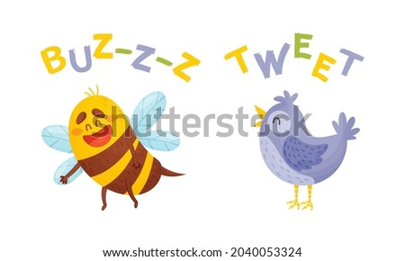 Similar – Image, Stock Photo Sound | bee buzz Bee