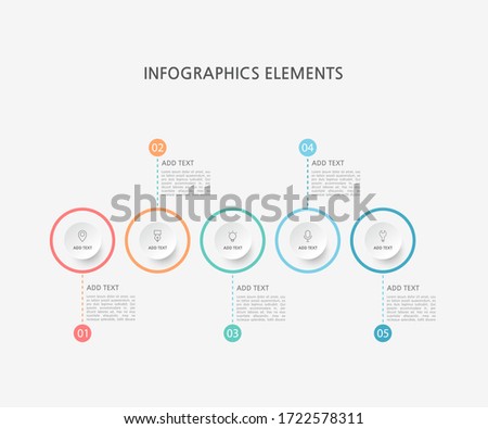 Presentation business infographics template. Vector illustration.
