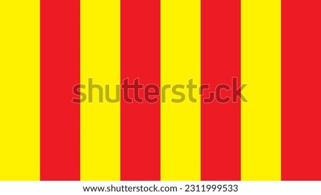 Red Yellow Line Background Flag