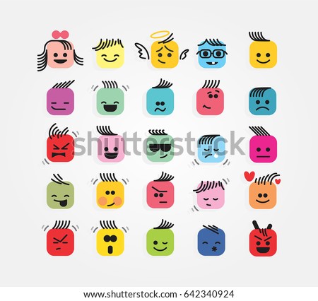 color emotions icons