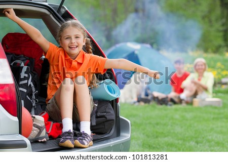 Family adventure - family on summer camp