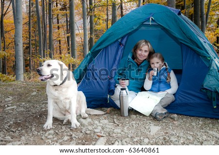 Autumn camping