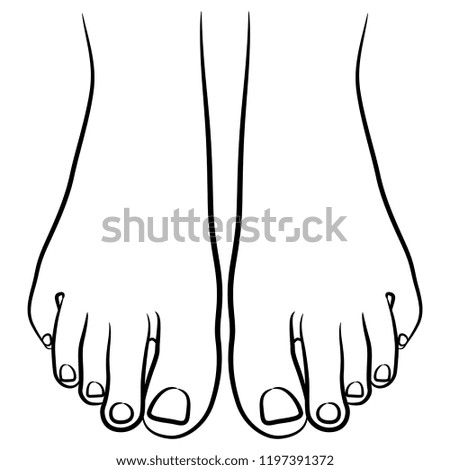 Foot Outline | Free download on ClipArtMag