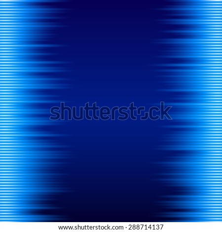Modern Design graphic style template on blue dark background. Blue light strokes abstract shapes. for wellness theme booklet, title page newsletter for new products or sales