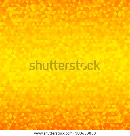 Modern style Design website banners background page. Abstract Gorgeous graphic illustration. Geometric concept triangle mosaic colored yellow gamma colors for grunge backdrop presentation