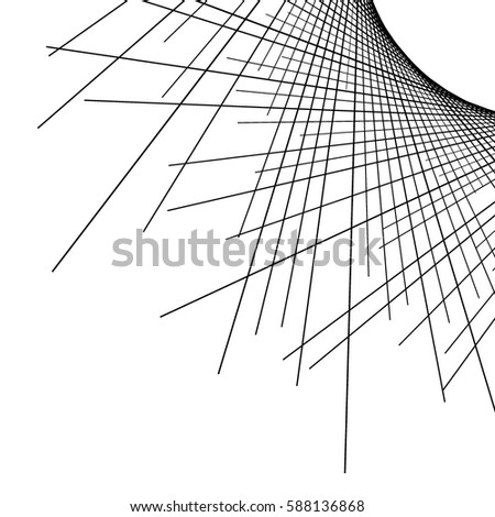 Design elements rays of sun style business presentation template on Geometric white background with black lines. Vector illustration EPS 10 for science brochure, future graphics page, report firm