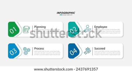 Timeline infographic template. 4 Step timeline journey, calendar Flat simple infographics design template. presentation graph. Business concept with 4 options, vector illustration.