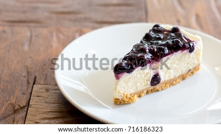 Similar – Foto Bild Cheesecake mit Heidelbeeren