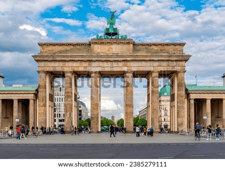 Similar – Foto Bild Brandenburger Tor am Abend