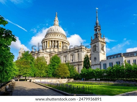 Similar – Image, Stock Photo St Pauls Cathedral in London.