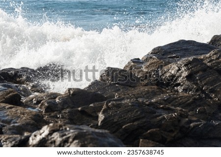 Similar – Image, Stock Photo Wet stones on coast of clear sea