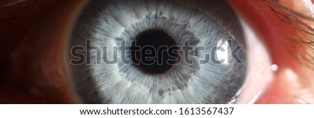 Similar – Image, Stock Photo Super close up portrait of a Young bearded hipster man, yearning while touching his head with the hands and closing eyes mental health and depression