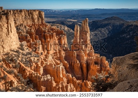 Image, Stock Photo Majestic hoodoos in the Bryce Canyon, Utah