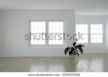 Similar – Foto Bild Ein kleines Fenster mit Gardiene in einer mit wildem Wein bewachsenen Mauer im Winter