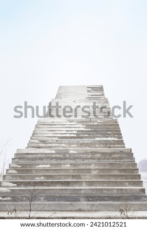 Similar – Image, Stock Photo top of page Stairs stagger