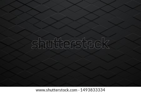 abstract 3d texture vector black square  pattern background,grunge surface-illustration wallpaper.