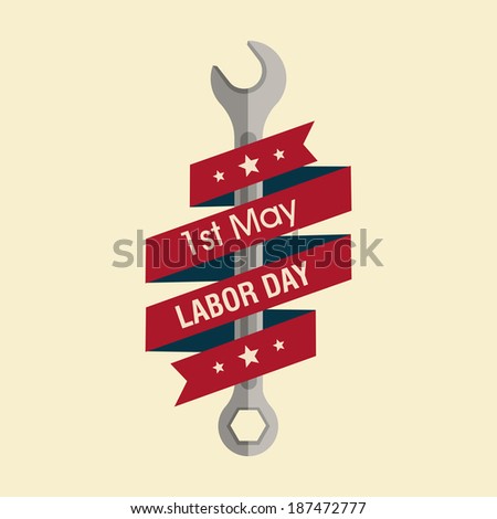 abstract Labor day background with special objects