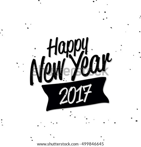 Happy New Year Stock Vector Illustration 499846645 : Shutterstock