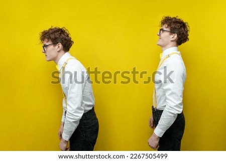 Image, Stock Photo The opposite of spine magazine