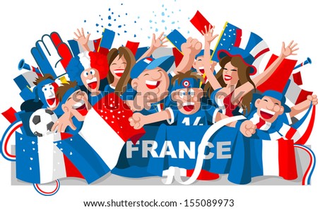 France soccer fans