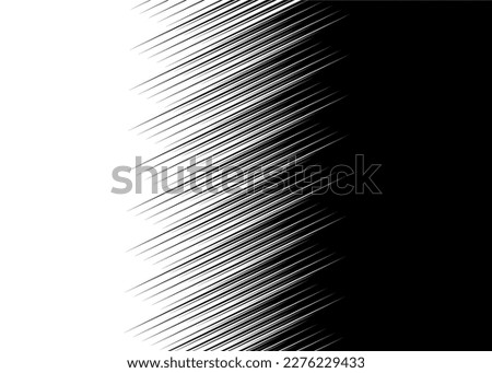Transition from black to white abstract sharp lines, black and white pattern. Modern vector background.