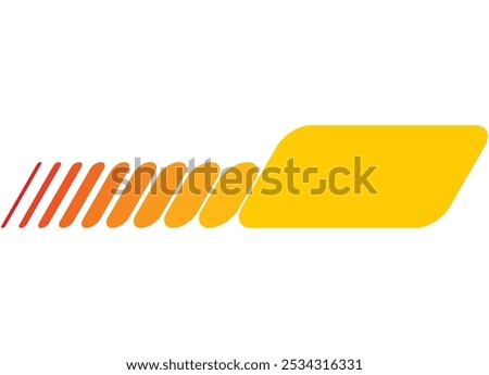 Fiery striped pattern. For sports car, boat, moto, sportswear, toy, Vector design element. Modern vector background. Place for text. Speed