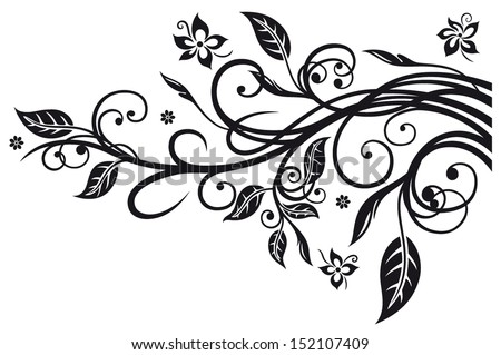 Similar – Image, Stock Photo Flowers and tendrils