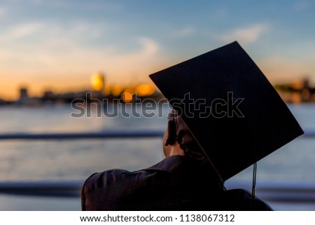 Similar – Image, Stock Photo broadening of horizons