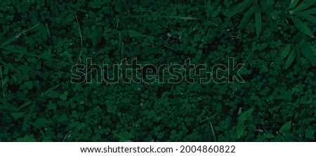 dark green grass vector pattern