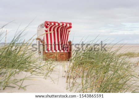 Similar – Foto Bild Ruhiger Nordseestrand