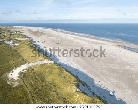 Similar – Image, Stock Photo Sandy beach on Amrum, Germany. Photo: Alexander Hauk