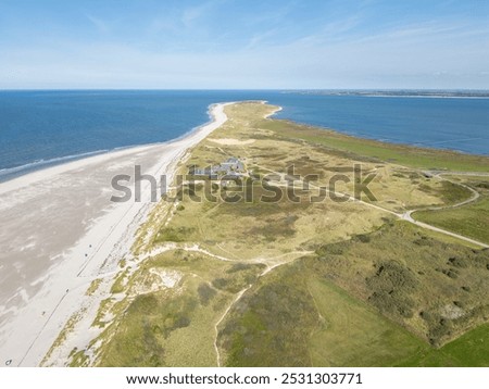 Similar – Image, Stock Photo Sandy beach on Amrum, Germany. Photo: Alexander Hauk