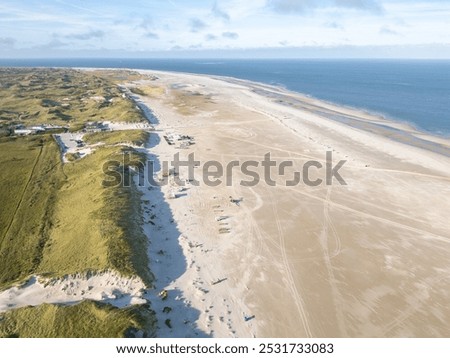 Similar – Image, Stock Photo Sandy beach on Amrum, Germany. Photo: Alexander Hauk