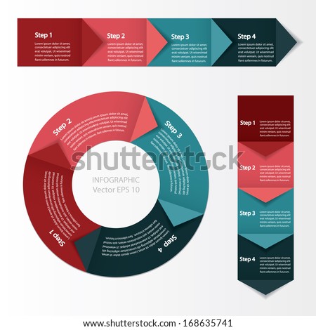 Process chart module. Vector illustration.