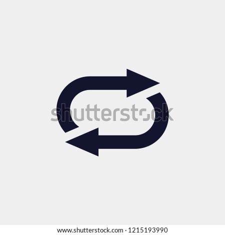 repeat icon, vector illustration. loading icon. refresh icon