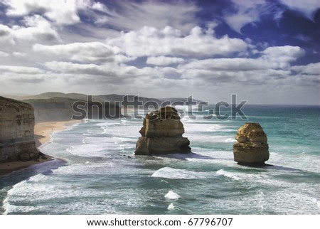 The Twelve Apostles at the Great Ocean Road, Victoria, Australia