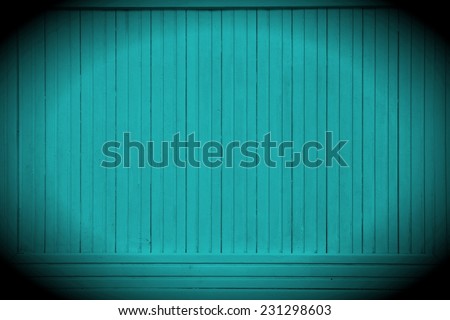 Blue Celadon Black Colored Wood Backboard Billboard Background Texture. Instagram style