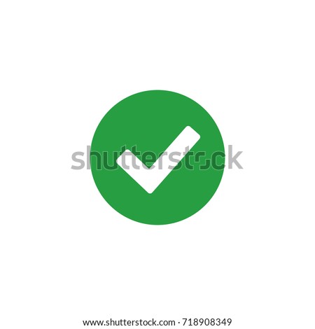 checkmark icon vector isolated