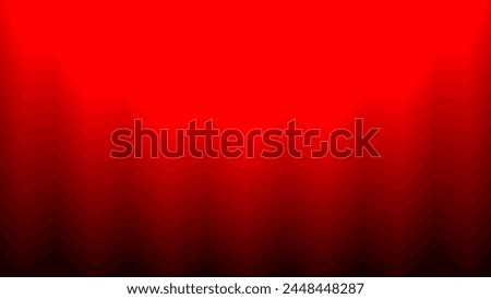 Red and black abstract background with sharp zigzag lines and gradient transition, carved stone shape	
