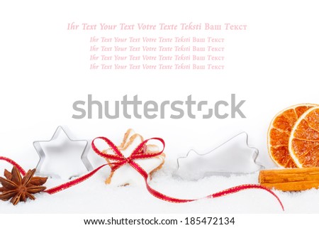 Christmas card, baking recipe, Gift Certificate