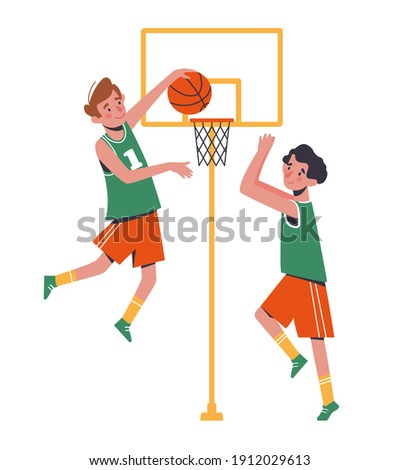 Kids Playing Basketball Clipart | Free download on ClipArtMag