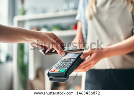 Similar – Image, Stock Photo Crop woman creating decoration in workshop