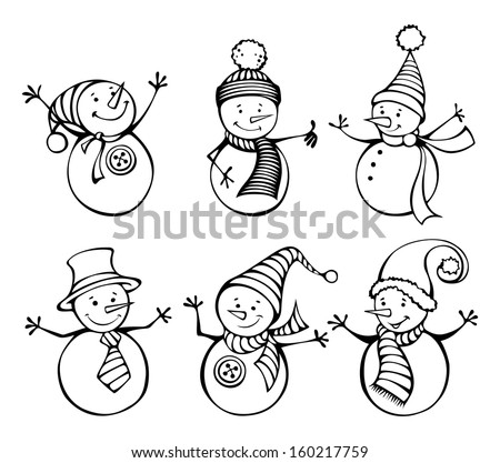 Snowman Clipart January Snowman Clipart Black And White Stunning Free Transparent Png Clipart Images Free Download