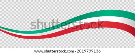 Waving flag of Italy isolated  on png or transparent  background,Symbol of Italy,template for banner,card,advertising ,promote, vector illustration top gold medal sport winner country